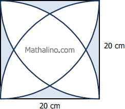Intersection of circular quadrants