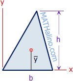 centroid and area of triangle